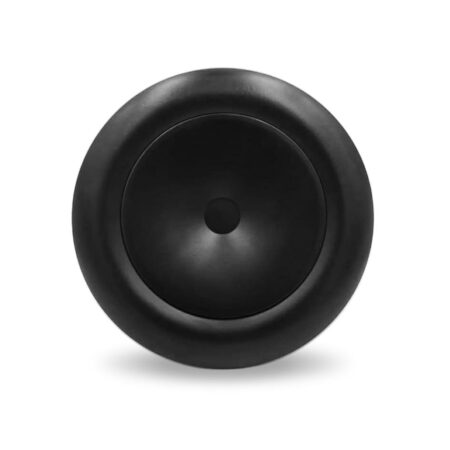 Čierny prívodný kovový tanierový ventil 125 mm