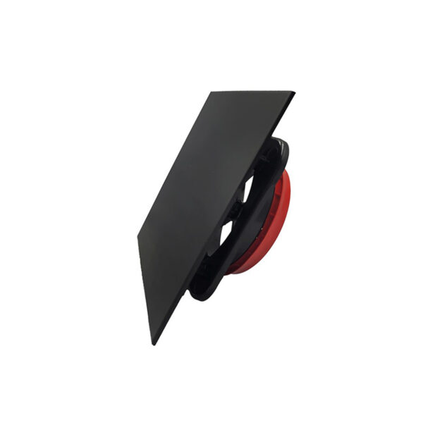 Anemostat štvorcový antibakteriálny smerový prívod/odvod 125mm - čierny - Image 2