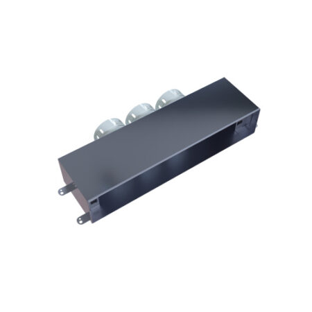 Plenum box pre štrbinový difúzor - priamy - 3x75mm