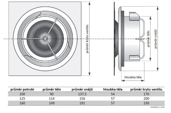VENTIL AIR DESIGN GLASS 125 mm - Image 9