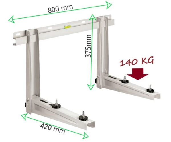 Nástenná konzola MS230 s lištou - Image 2