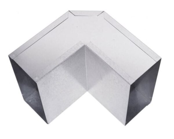 Koleno hranaté 200x90mm – 90°