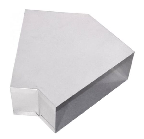 Koleno hranaté 200x90mm – 45° - Image 2